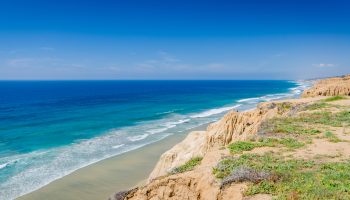 Deserted Beach - Torrey Pines State Natural Preserve