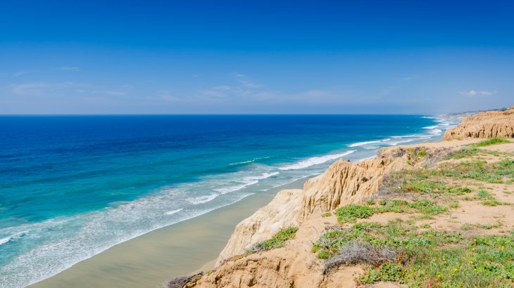 Deserted Beach - Torrey Pines State Natural Preserve